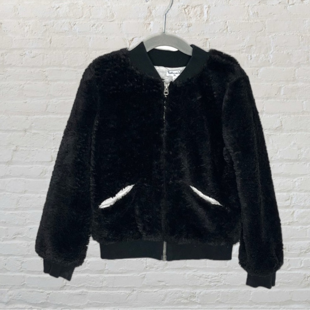 Splendid Faux Fur Bomber Jacket